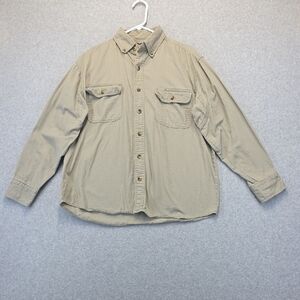 C.E. Schmidt Workwear Men’s Button Up Shirt Large | Cotton Utility Work Shirt